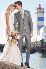 2021-es WILVORST szürke esküvői öltöny 701851-27