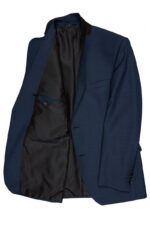 CARL GROSS modern fit sötétkék férfi öltöny zakó részletek 90-068N1-63