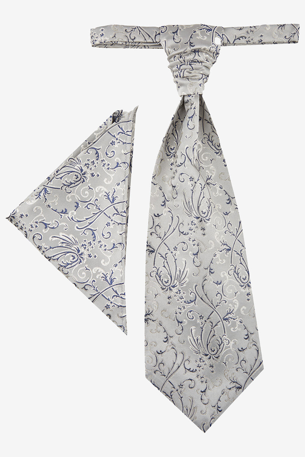 TZIACCO ezüst francia nyakkendő és díszzsebkendő 587100-32