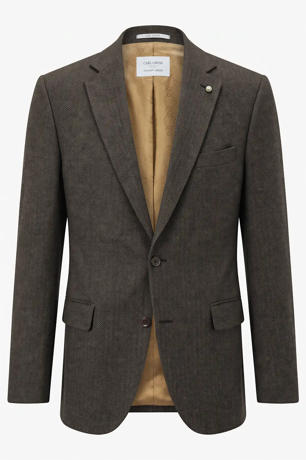 CARL GROSS modern fit sötétbarna zakó 42-309S2-72