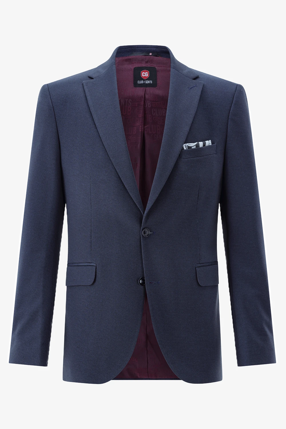 CLUB of GENTS slim fit sötétkék zakó 62-201J0-63
